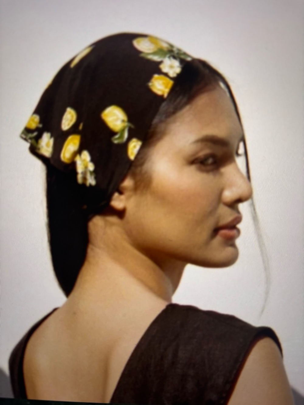 Whimsy + Row Lemon Print Bandana